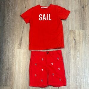 Janie and Jack T-shirt and Shorts Boys Bundle